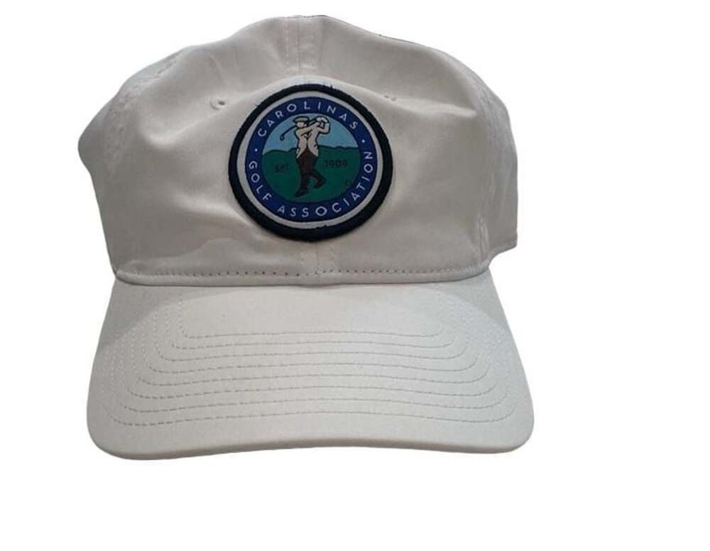 The Game Carolinas Golf Association White Golf Hat Cap